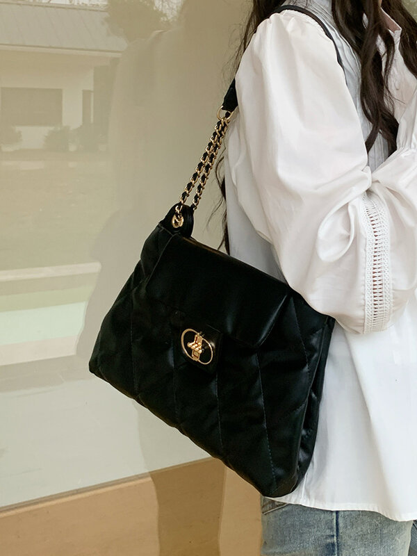 Luksusowy projektant torby dla kobiet CGCBAG proste dojazdy damskie torba na ramię wysokiej jakości PU skóra Lage
