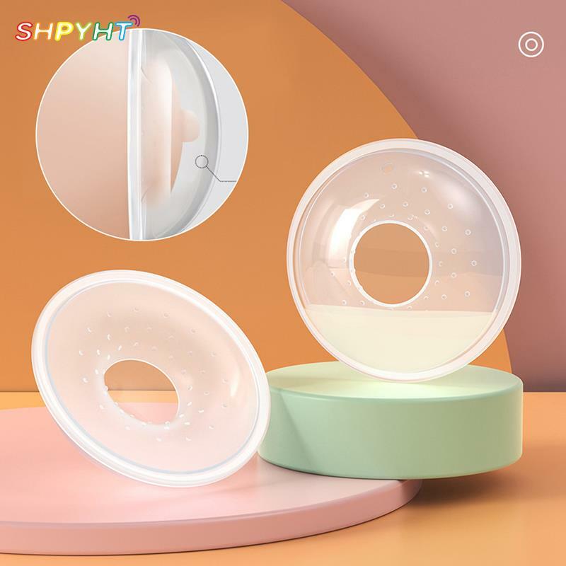 1PC Baby Care Anti Galactorrhea Pad Breast Milk Silicone Collector Spilled Milk Leaking Milk Container Soft Reusable Nursing Pad