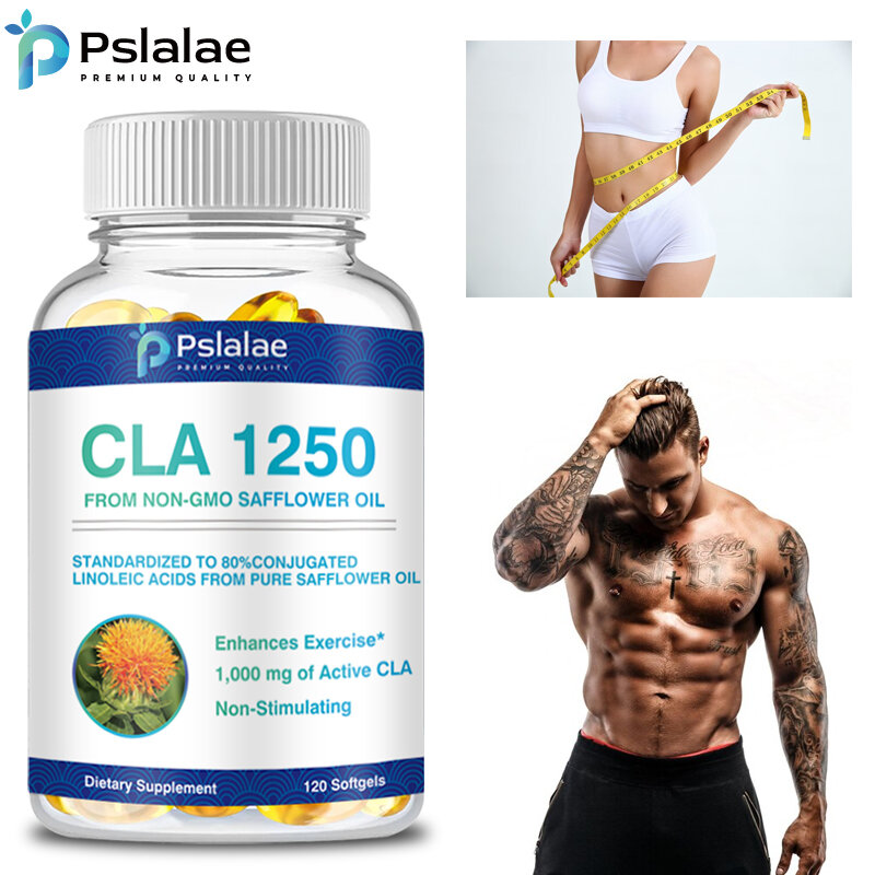 CLA 1250 мг-сжигатель жира, добавка для контроля веса-усиливает метаболизм