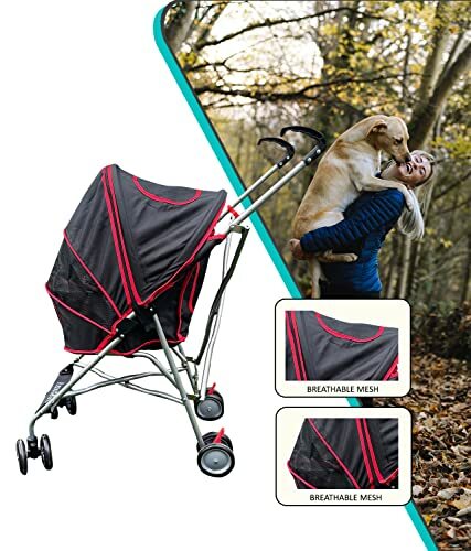 Pet  | Dog  & Cat  Polyester, Heavy Duty & Folding Pet  for Travel | Mesh Viewing Window