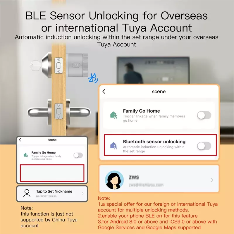 Moes bluetooth fechadura da porta bank-grade aes128 tls sensor de criptografia desbloquear tuya aplicativo inteligente controle de voz remoto alexa google eua