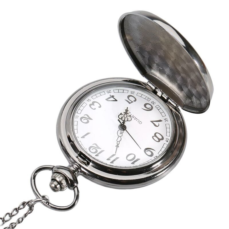 ساعة كوارتز كلاسيكية للرجال ، هدية قلادة البولندية ، 4.5 سنتيمتر