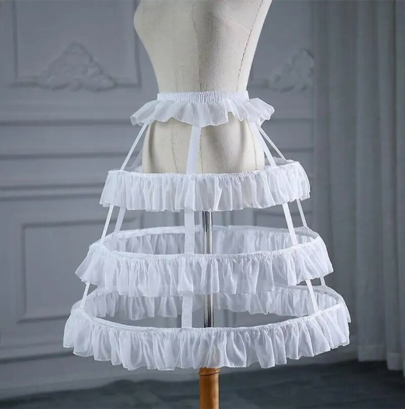 Lolita Bustle Hollowed Out Violent Fishbone Petticoat Underskirtt Carmen Birdcage Petticoats