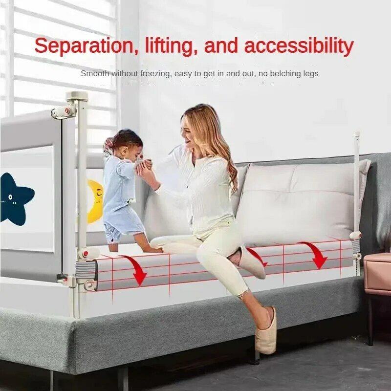 Ogrodzenie ochraniacz na łóżko dziecka chroniące niemowlęta i dziecko przed wypadnięciem z łóżka podczas snu ochrona przed upadkiem przegroda łóżeczka