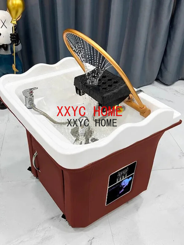 Кресло для комфортного отдыха Shampo, маленькая кровать для мытья волос для спа-процедур с циркуляцией воды, мебель для взрослых, MQ50XF