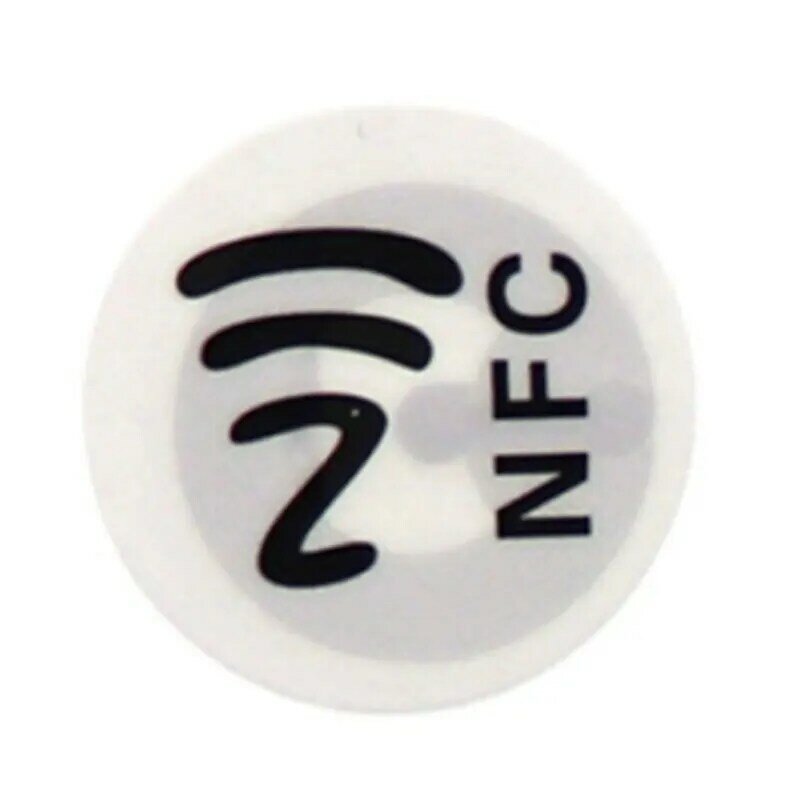 Pegatinas NFC impermeables de Material PET para todos los teléfonos, etiquetas adhesivas inteligentes Ntag213