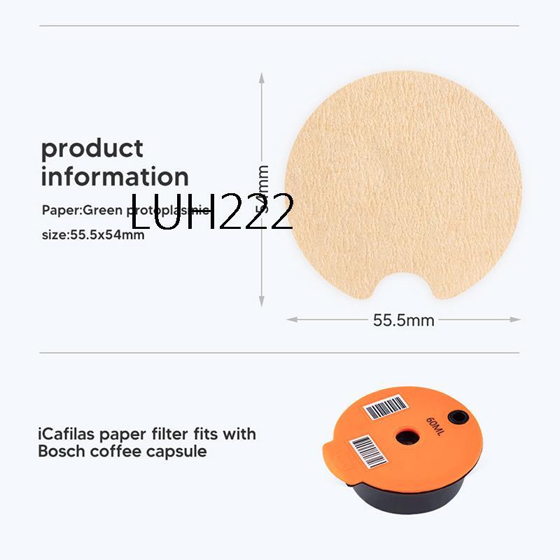50Pcs/20Pcs Disposible Papieren Filter Voor Herbruikbare Tassimo Koffie Capsule Beschermen Tegen Blok Houden Capsule Voor Cleaning