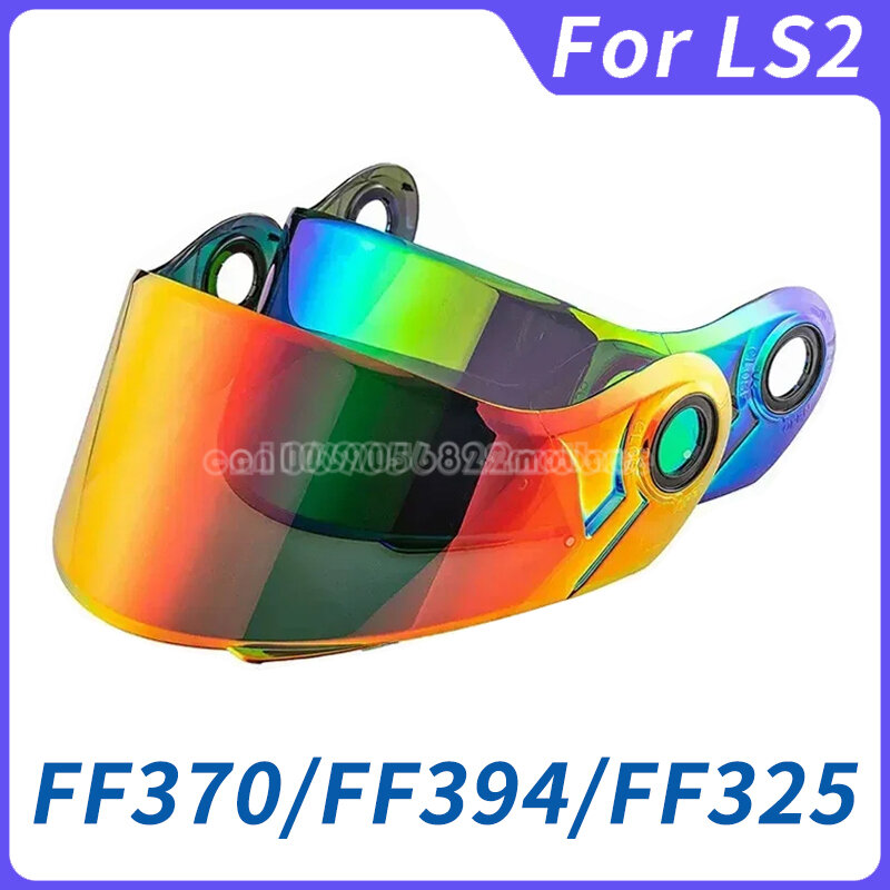 LS2-visera abatible Ff370 para casco de motocicleta, Lente Antiniebla Colorida, casco Modular de doble Lente para LS2 FF394 FF386 FF325