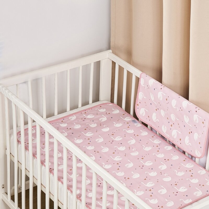 Doublure tapis à langer pour bébé, feuille protection en coton, absorbante forte