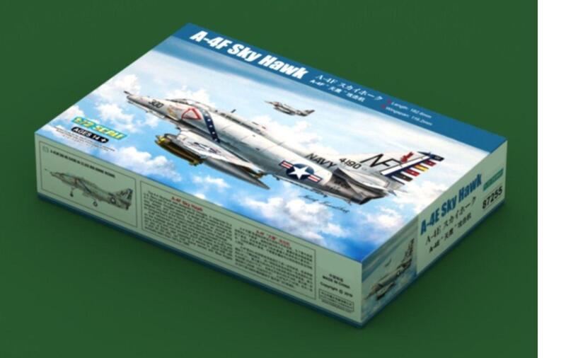 Hobby Boss-Kit de modelo de plástico Skyhawk, HobbyBoss, 87255, 1/72, A-4F