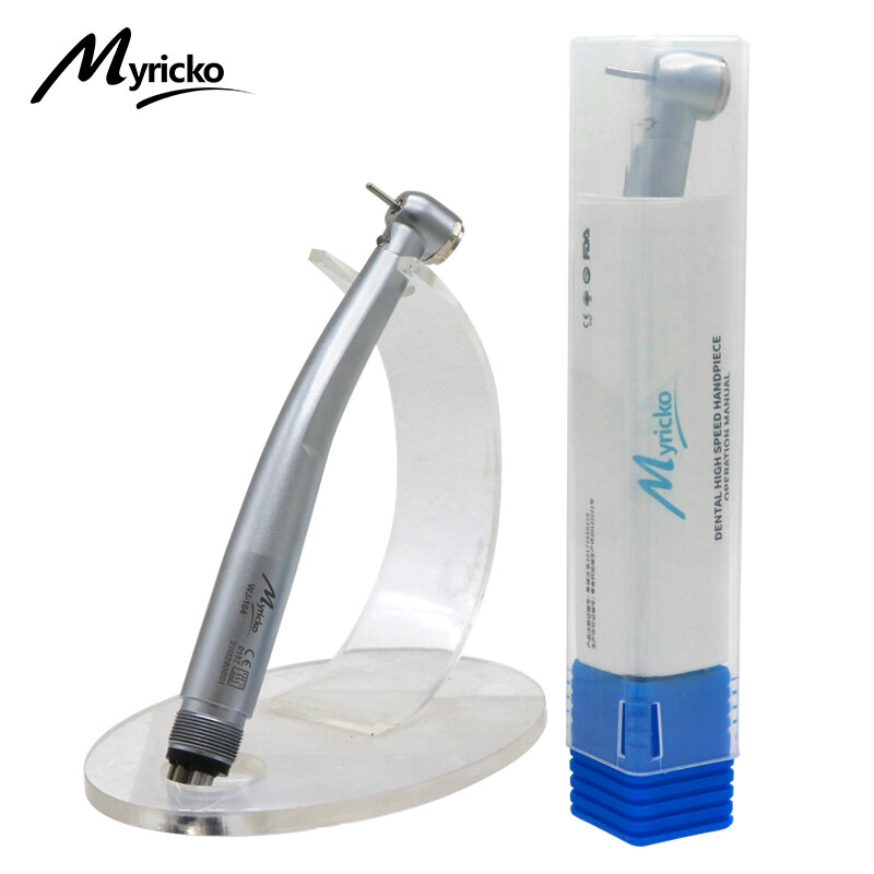 Dental High Speed LED Handpiece Air Turbine E-Generator Push Button B2 M4 Ceramic Bearing NSK Style Dentist Tips Teahcing Model