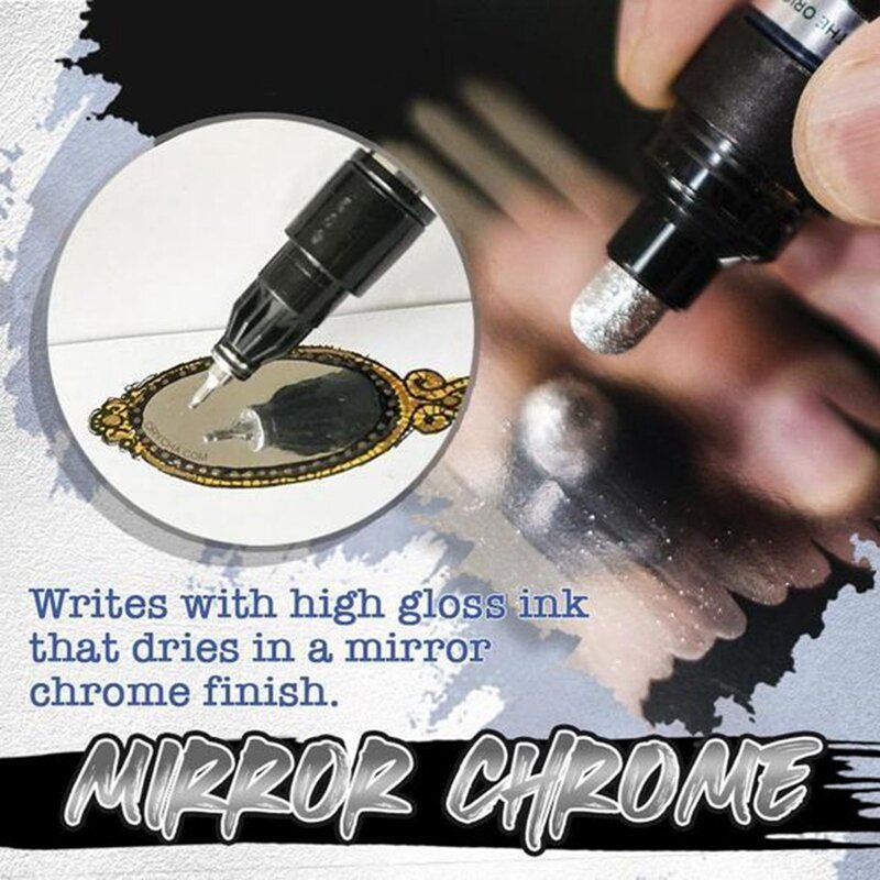 Metallic Pen Gold Silver Epoxy Resin Mold Drawing Pen Acrylic Paint DIY Silicone Mold Highlight Permanent Marker Handmade