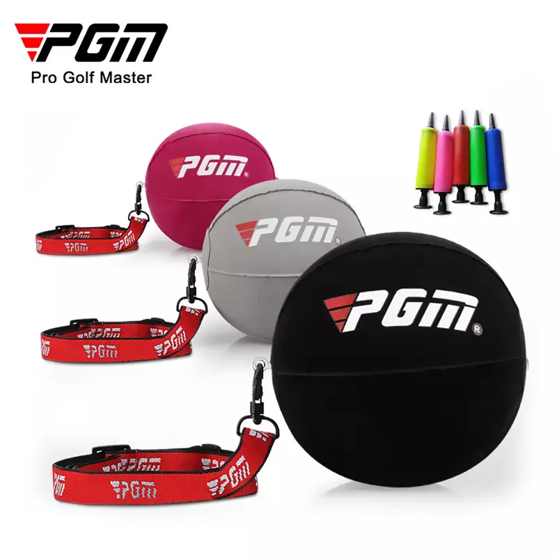 Pgm golfs chwung trainer ball pvc verstellbarer aufblasbarer ball fester arm haltungs korrektor putter üben hilfs golf zubehör