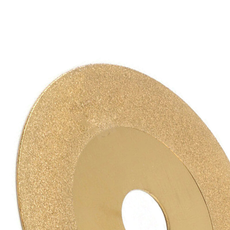 100mm diamante revestido plana roda de volta lapidação polimento moagem disco ouro para carboneto pedra ângulo moedor