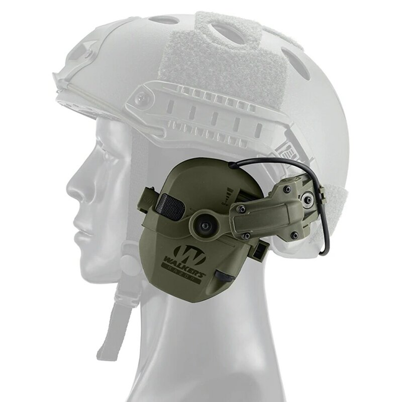 タクティカル電子射撃ヘッドセット,ヘルメットマウントバージョン,狩猟,ノイズリダクション,聴覚保護