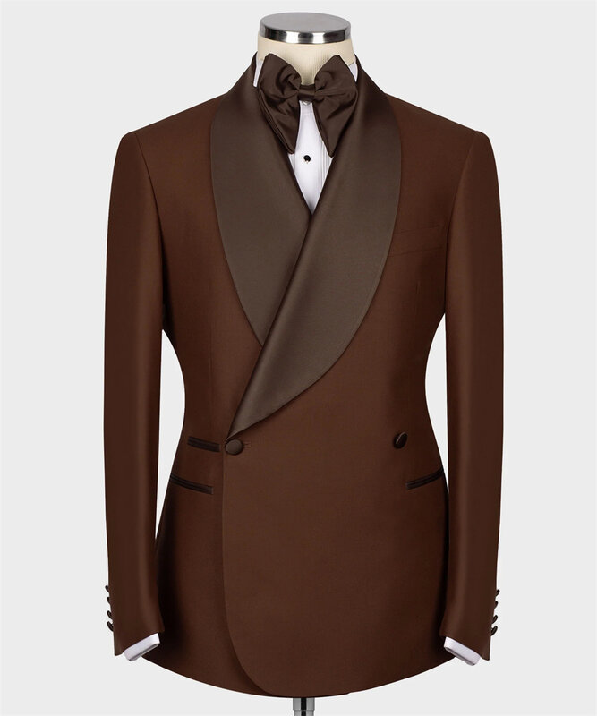 Ternos for Men Classic  Groom Tuxedo for Wedding 2pcs Blazer Pants Formal Party  Business Office Male Suit Set