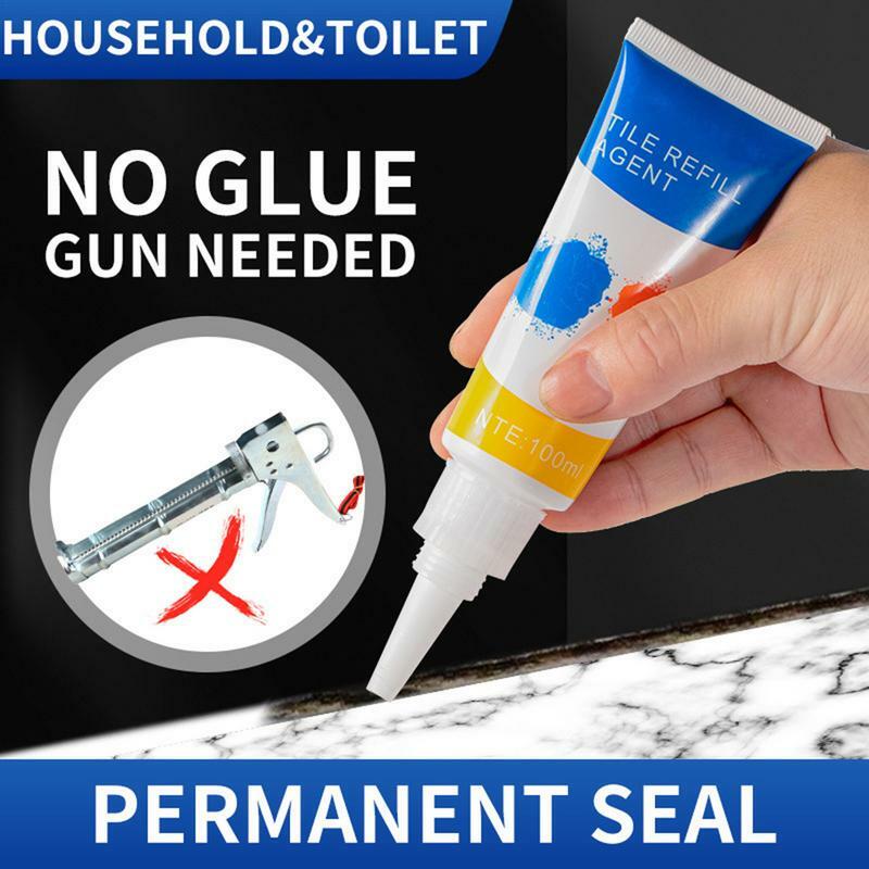100ml Repair Agent Waterproof White Tile Refill Grout Pen Mouldproof Filling Agents Wall Porcelain Bathroom Paint Cleaner