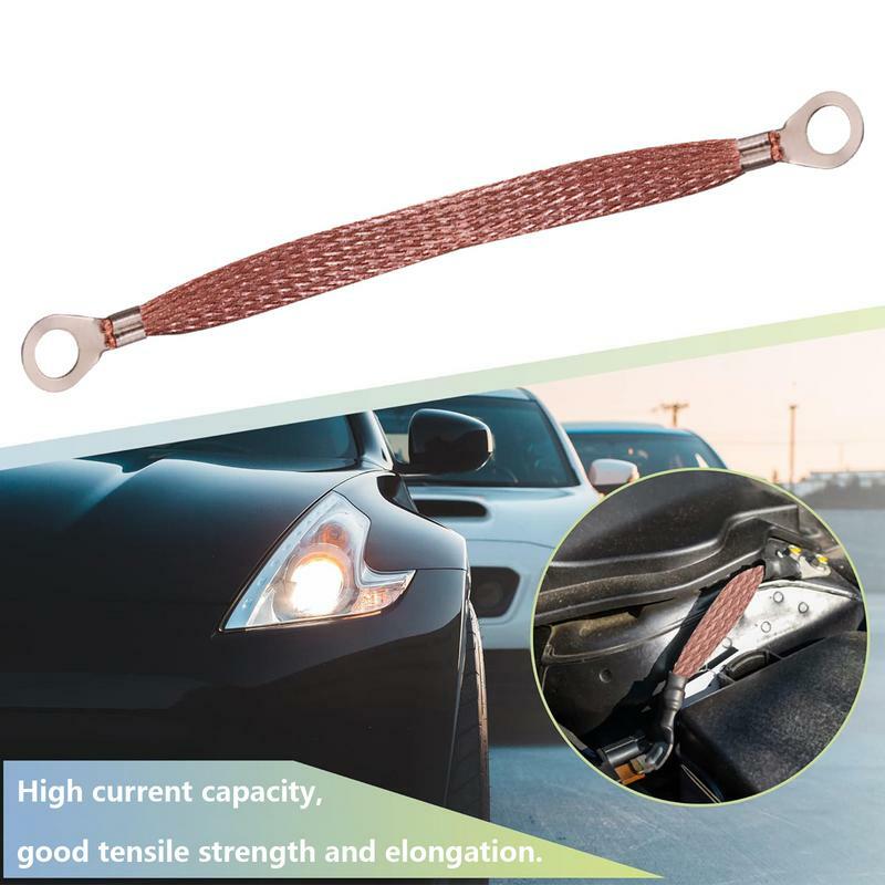Fahrzeug erdung bänder flexibles Kupfer-Erdung sband mit hoher Leitfähig keit Universal verstärktes Boden motor kabel band für