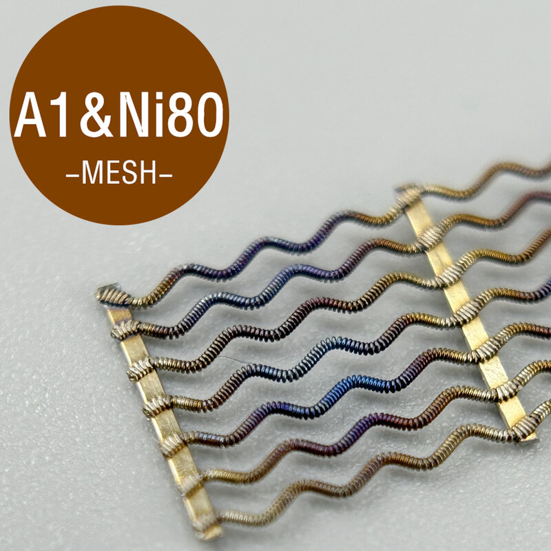 13 Models 6.2/6.8/8/8.5mm Width Micro/Turbo/Clapton/Extreme Mesh A1/Ni80/SS316L NexMesh For ZX II/Kylin M/Profile/Z Series