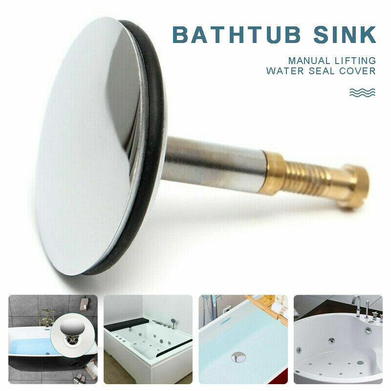1/3Pcs 43Mm ทองเหลือง Bak Kamar Mandi เครื่องระบายกรองอ่างอาบน้ำปลั๊กเปลี่ยน Bath Pop Up Waste Plug เท่านั้นแบนซีล