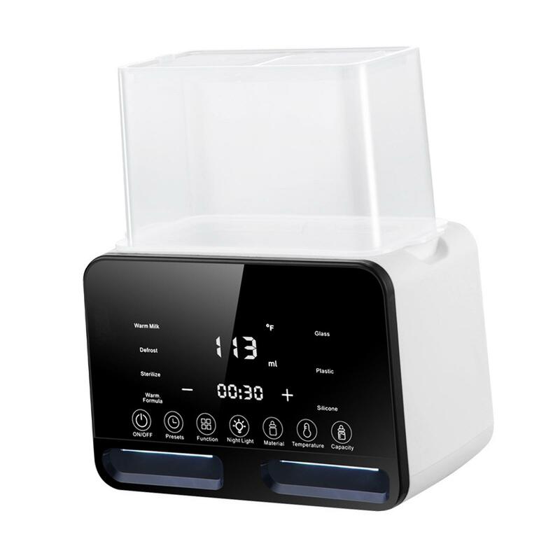 Calentador portátil de doble biberón para alimentación de bebé, termostato de 48 horas, 110V, para viaje, interior y exterior, hogar