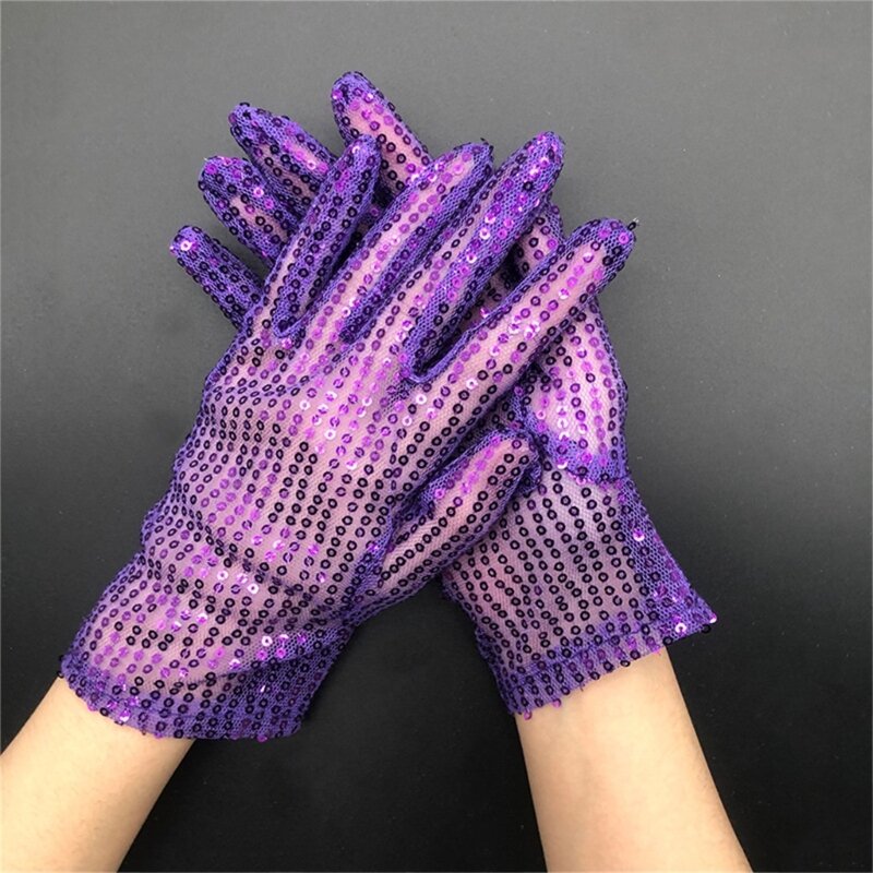เลื่อมถุงมือผู้หญิงถุงมือประสิทธิภาพถุงมือพรหมถุงมือเต้นรำG Litterถุงมือจัดเลี้ยงถุงมือชุดอาหารค่ำถุงมือ