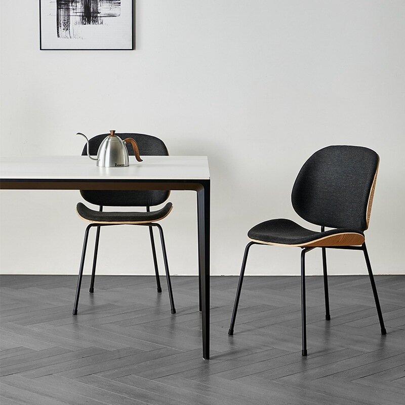 Современный простой тканевый художественный полурегулируемый телефонный стул для досуга ресторана Кофейни