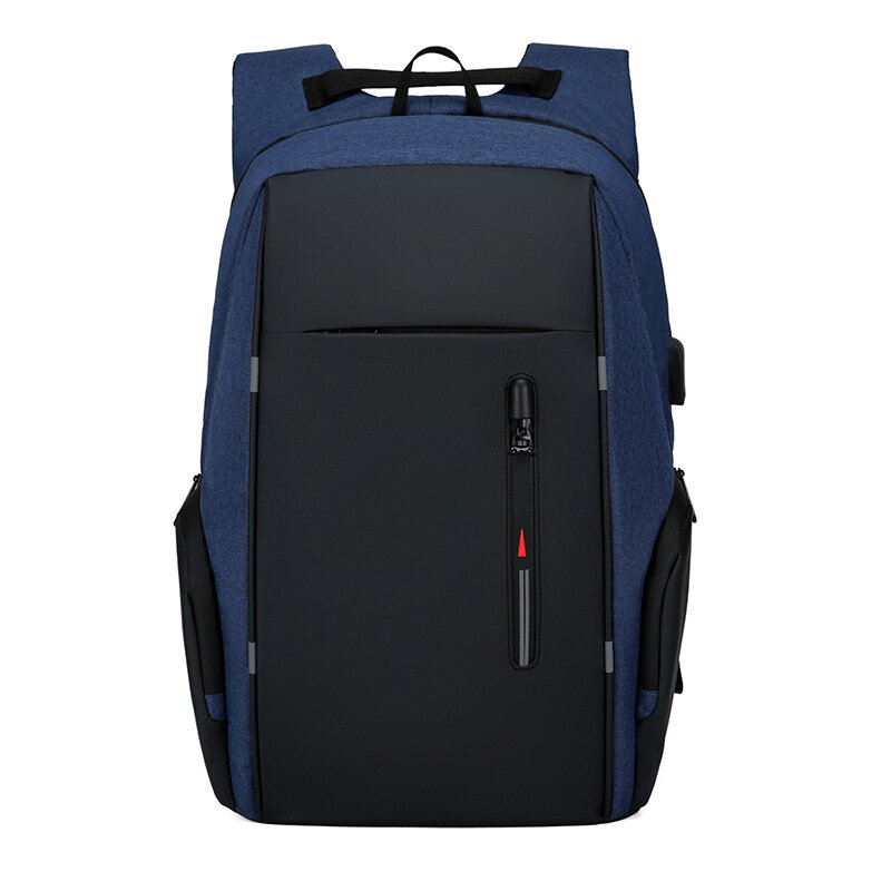 Wodoodporny biznesowy plecak na laptopa 15,6 16 17 cali damski USB Notebook szkolne torby podróżne męski plecak szkolny z zabezpieczeniem przed kradzieżą mochila