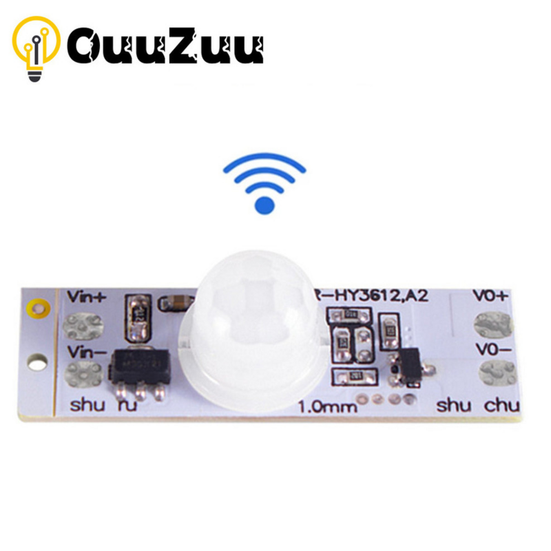 Ouuzuu-Módulo de Interruptor Sensor de Movimento, Indução Infravermelha, Sensor Corporal PIR, Controlador Detector, 3A IR, Teto, DC 12V, 24V