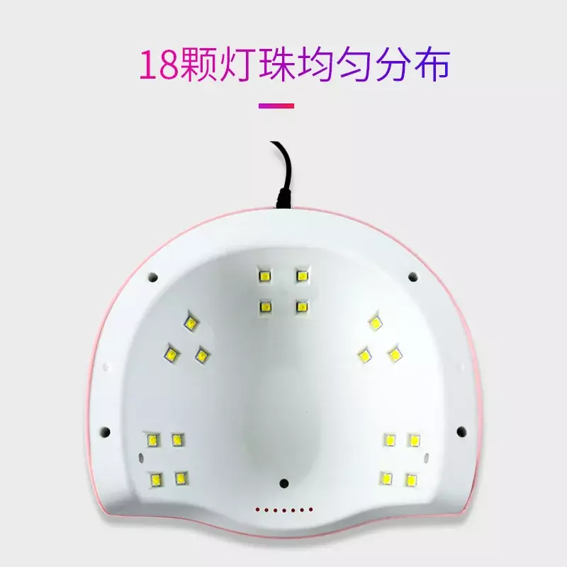 LED Nail Dryer Lamp for Nails 18 UV Lamp Beads Drying All Gel Polish USB Charge Professional Manicure Nails Lamp Equipment