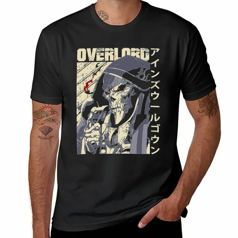 Overlord T-Shirt heavyweights customizeds vintage clothes Short sleeve tee men