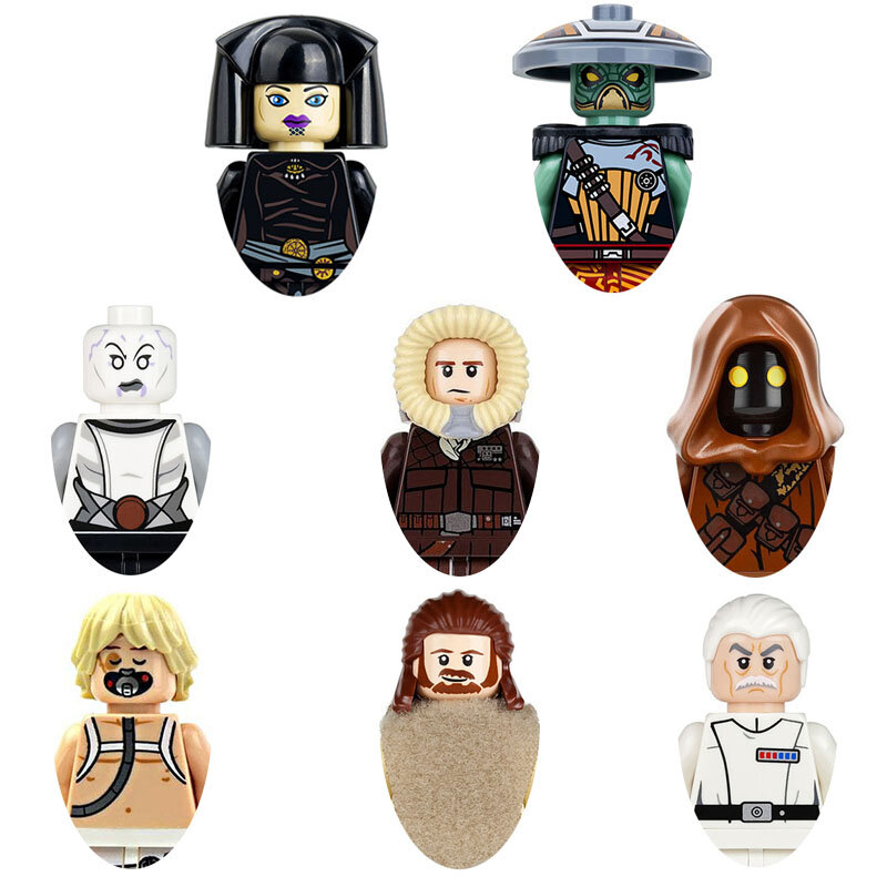 PG8037 bloques de construcción de Star Wars Para Niños, Mini Robot, figura de juguete, ensamblaje de muñecas, bloques de construcción, regalo de cumpleaños para niños