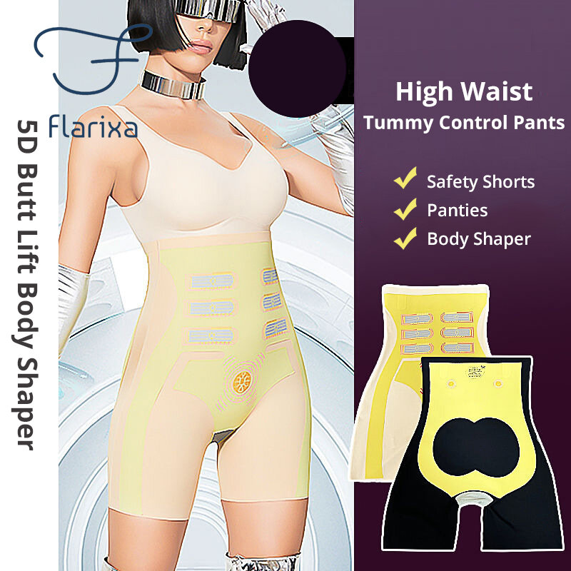 Flarixa celana pembentuk tubuh wanita, celana dalam ketat di bawah rok, celana keselamatan levitasi magnetik 5D