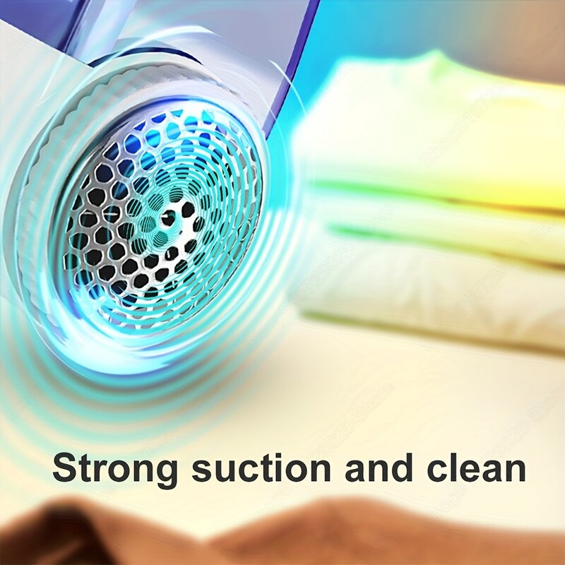 Removedor de pelusa eléctrico, recortador de bolas de pelo alimentado por batería para ropa y muebles, elimina fácilmente pelusas y bolas de pelo