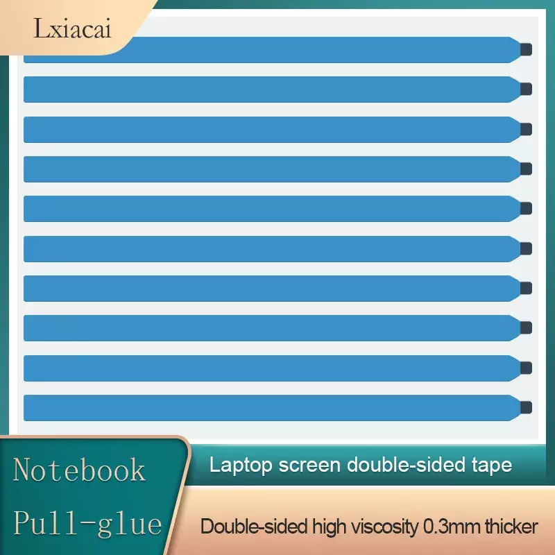 Pita LCD dua sisi untuk Laptop, lem tarik mudah layar tampilan perakitan perekat perbaikan ponsel tebal 0.3mm