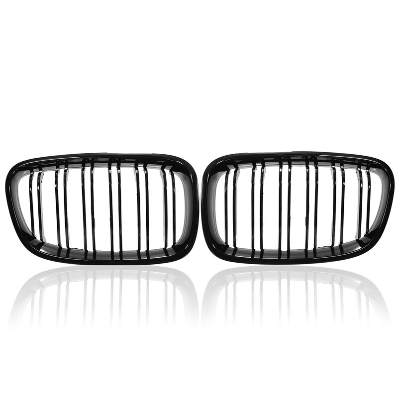 Replacement Grille For BMW F20 F21 1 Series 2010-2014 Car Front Kidney Grill Racing Grills Glossy Black Grills