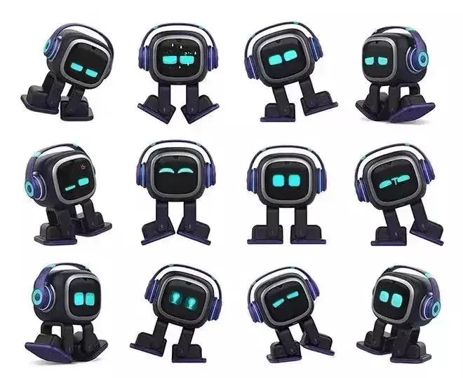 이모 애완 동물 미래 스마트 로봇, 지능형 AI 로봇, 음성 전자 데스크탑 컴패니언 로봇, 창의적인 어린이용 장난감 선물
