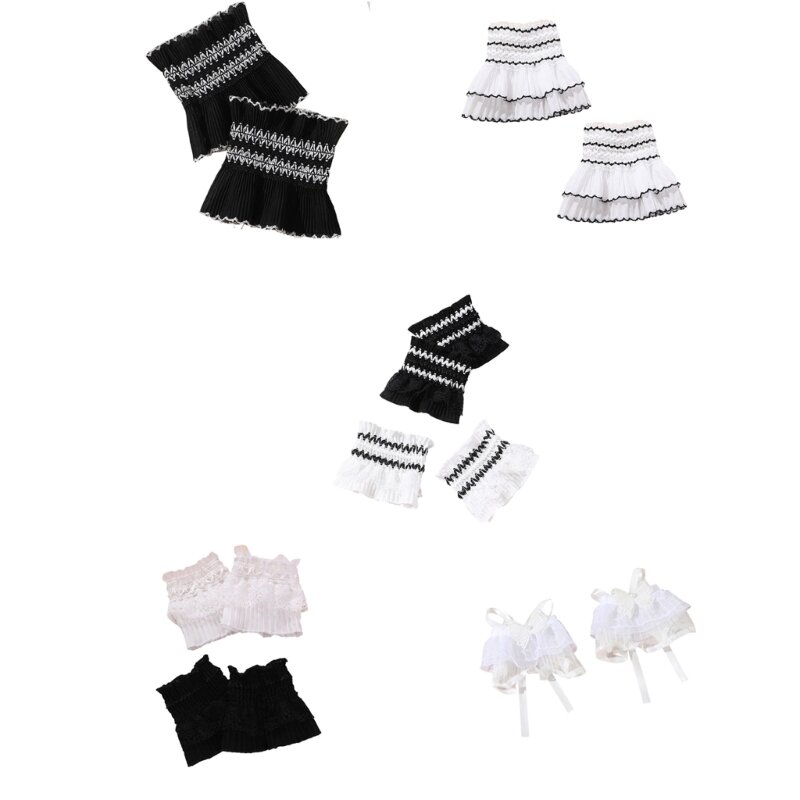 Расклешенные манжеты на запястье, ложный браслет, осенне-зимний свитер, декоративные рукава, Прямая поставка