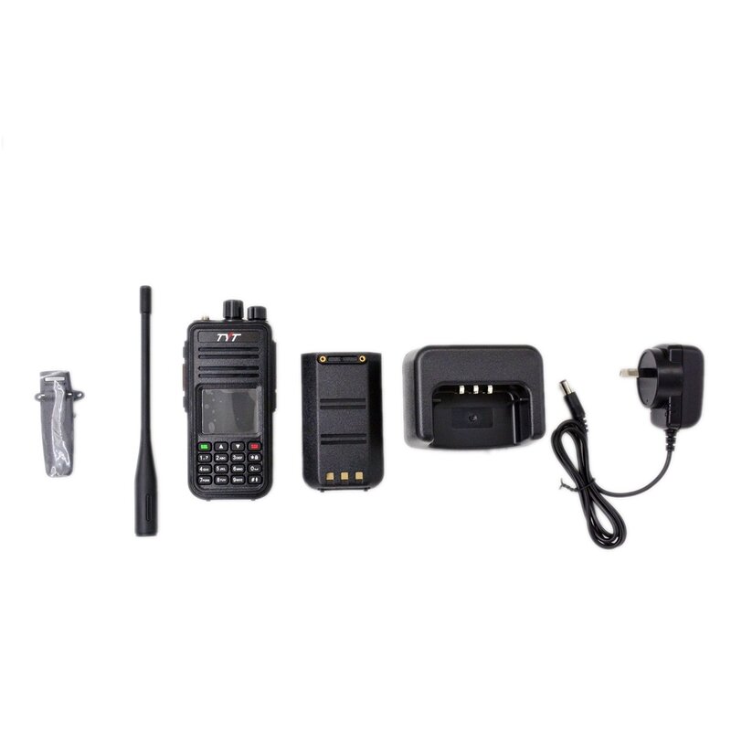 TYT MD380UV DMR/Moto TRBO Ham Radio bidireccional opcional GPS VHF UHF ranura de tiempo DUAL Walkie Talkie inalámbrico de búsqueda de rescate al aire libre