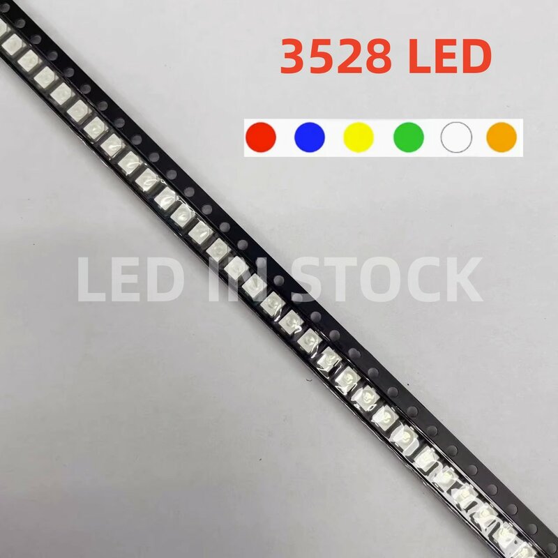 1210 SMD LED light-emitting diode LED light beads 3528 white emerald green warm white red yellow blue light orange ice blue powd