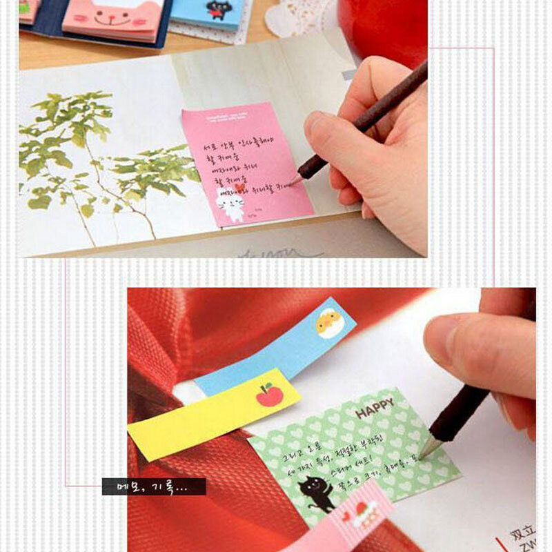 Tab Sticker Notes Sticky Animals It Marker Post E2U Point Bookmark Flags Memo Office Supplies