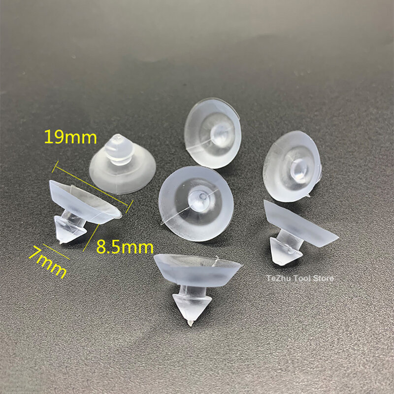 Pvc Ronde Glazen Tafelblad Zachte Anti-Slip Pads Niet-Zelfklevende Bumpers Pad Plastic Zuignap Voor Tafelglas Top