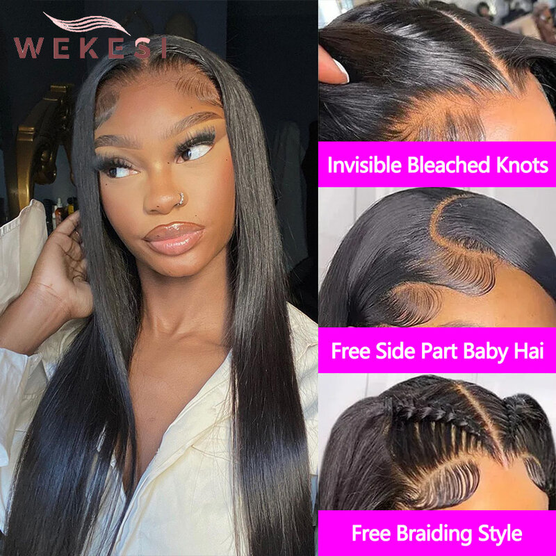 Straight Human Hair Lace Frontal Wig HD Transparent Lace Wig 13x6 Human Hair 26 Inch Straight Human Hair Wigs On Sale Clearance