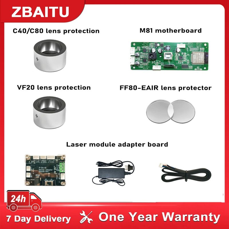 Voor Zbaitu M81 M37 Control Board Vf20 C80 C40 Lense Beschermglas Vervangende Roller