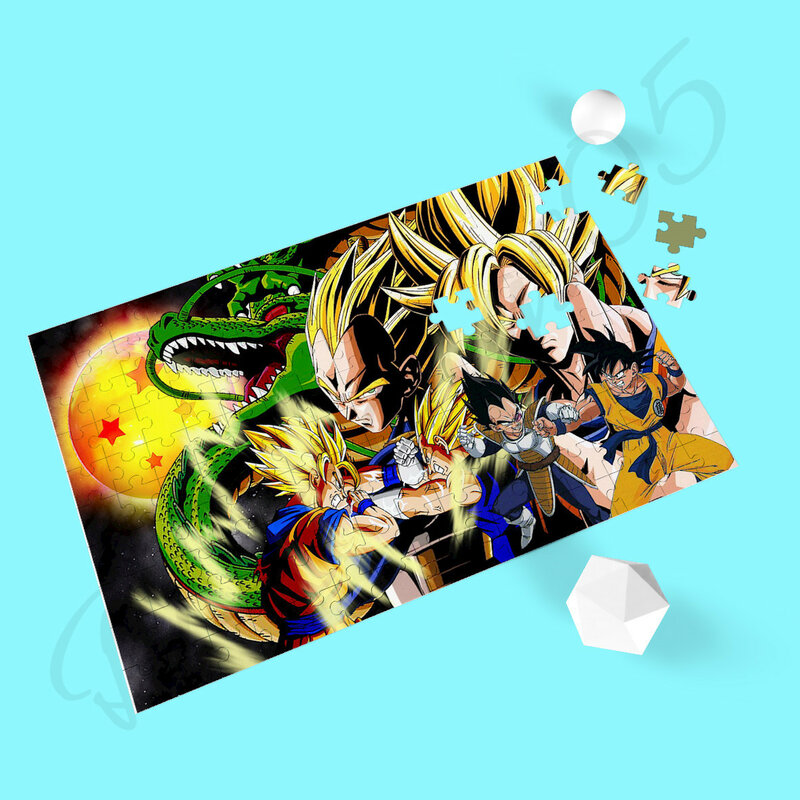 Dragon Ball Main Characters Puzzles for Kids Japanese Comics and Anime 35 300 500 1000 Piece Wooden Jigsaw Puzzles Toys Hobbies