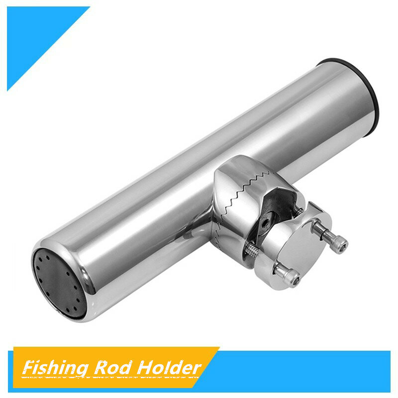 Marine Hardware 316 Stainless Steel Fishing Rod Holder Rack Support for Rail 19-25mm 25-32mm 32-50mm Boat Accessories