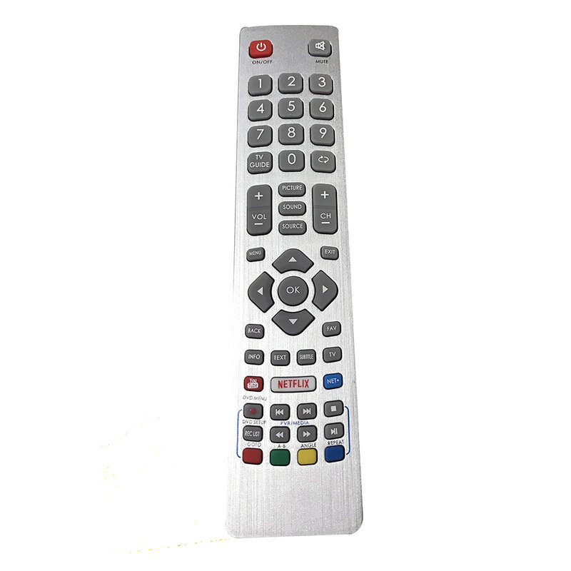 Controle remoto para tv, substituição para controle remoto afiado portátil compatível com flash