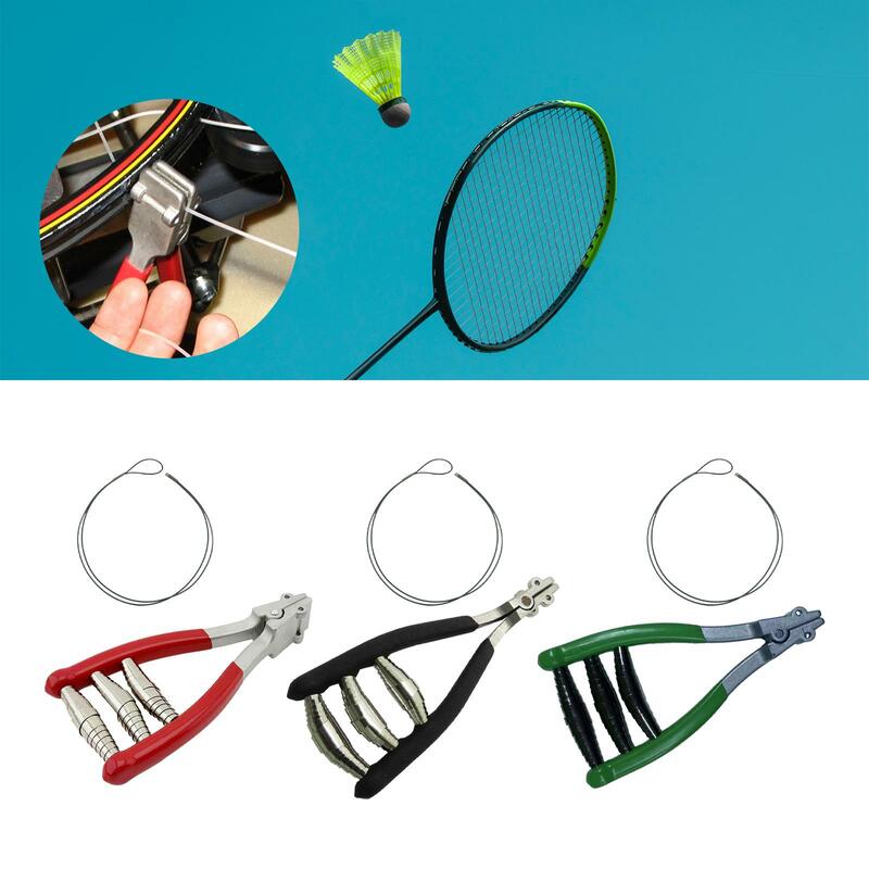 String memulai penjepit bulu tangkis Stringing Clamp peralatan tenis alat penjepit untuk raket bulu tangkis tenis aksesoris raket