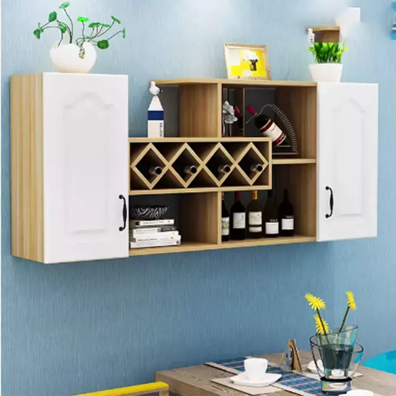 Luxury White Wine Holder Modern Craft Cabinet Display Wall Wine Rack Bottle Living Room Shelf Vitrina Lounge Suite Furniture
