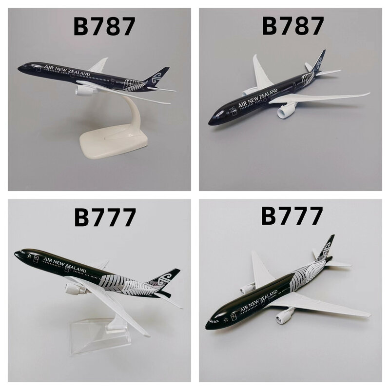 الخطوط الجوية النيوزيلاندية الجديدة تستخدم طائرة بوينج B787 B777 ، نموذج طائرة دييكاست من سبيكة معدنية ، طائرة 16 ،
